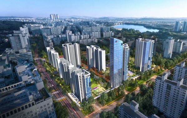 강선마을14단지 리모델링 조감도