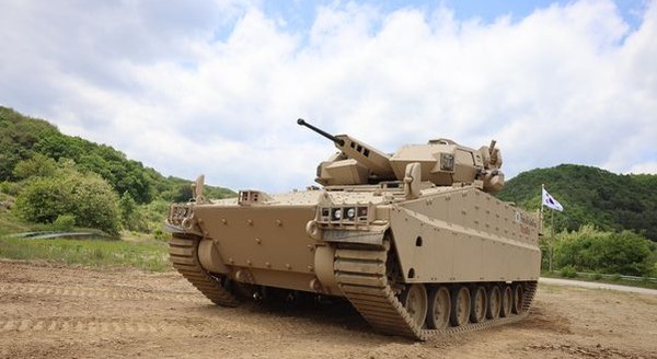 '레드백' 장갑차.[사진=한화에어로스페이스]