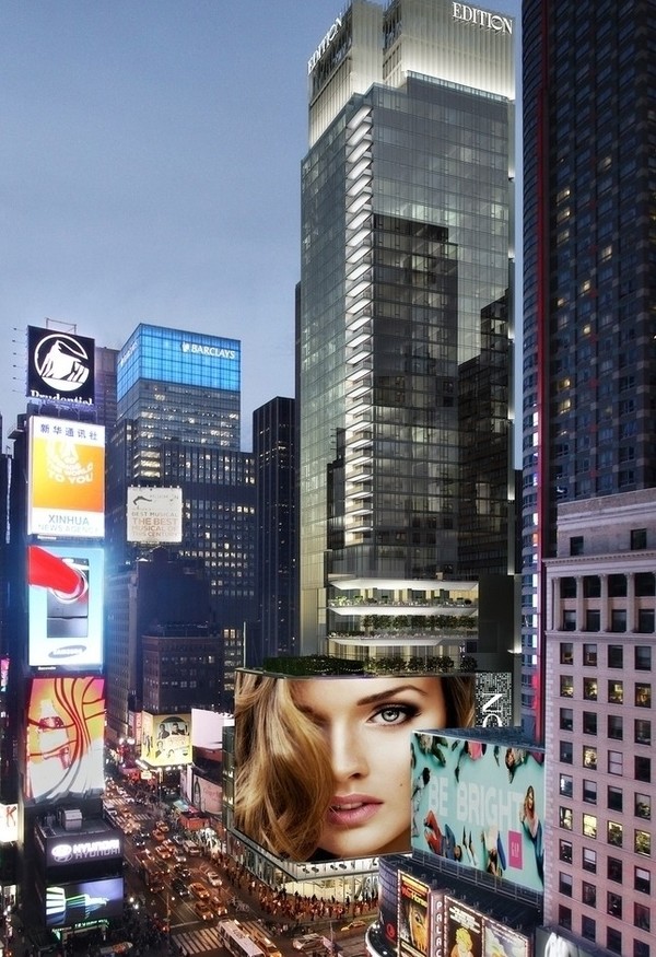 미국 뉴욕 맨해튼에 위치한 '20 타임스 스퀘어. [사진=메이필드 디벨롭먼트]