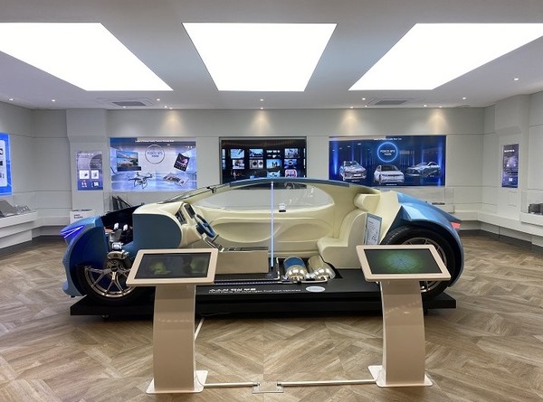 포스코모빌리티솔루션 충남 천안 본사 로비 전경. [사진=포스코]