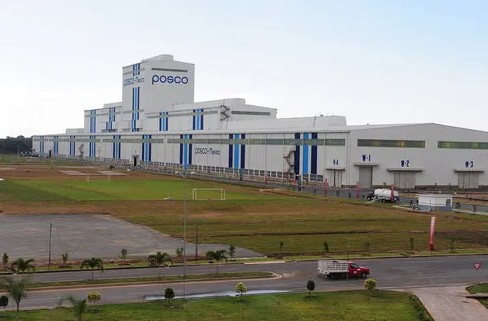 멕시코 타마올리파스주 알타미라시에 있는 포스코 '연속용융아연도금강판(CGL)공장 전경.[사진=포스코]