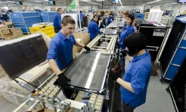 삼성전자 러시아 공장의 정상가동 당시 모습. [사진=삼성전자]