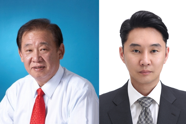 사조그룹 오너2세인 주진우회장(왼쪽)과 3세 주지훙 부회장