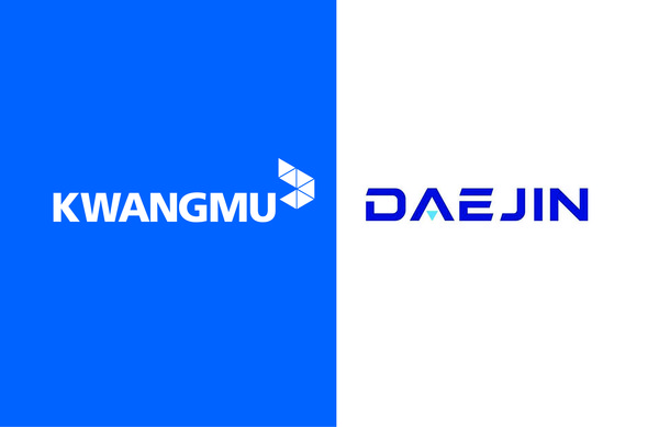 광무 CI(좌측), 대진첨단소재CI(우측). 자료=광무